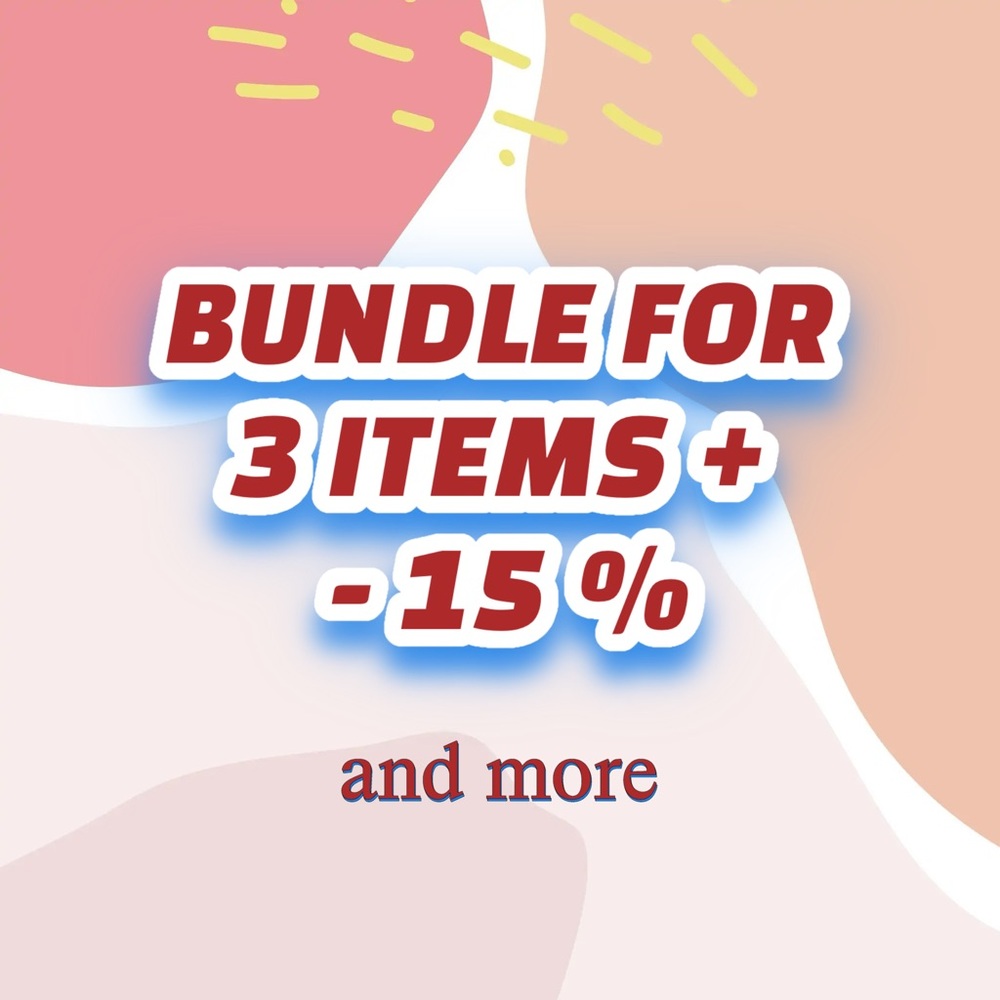 Bundle Offer for Two Items - 9,99$ shipping